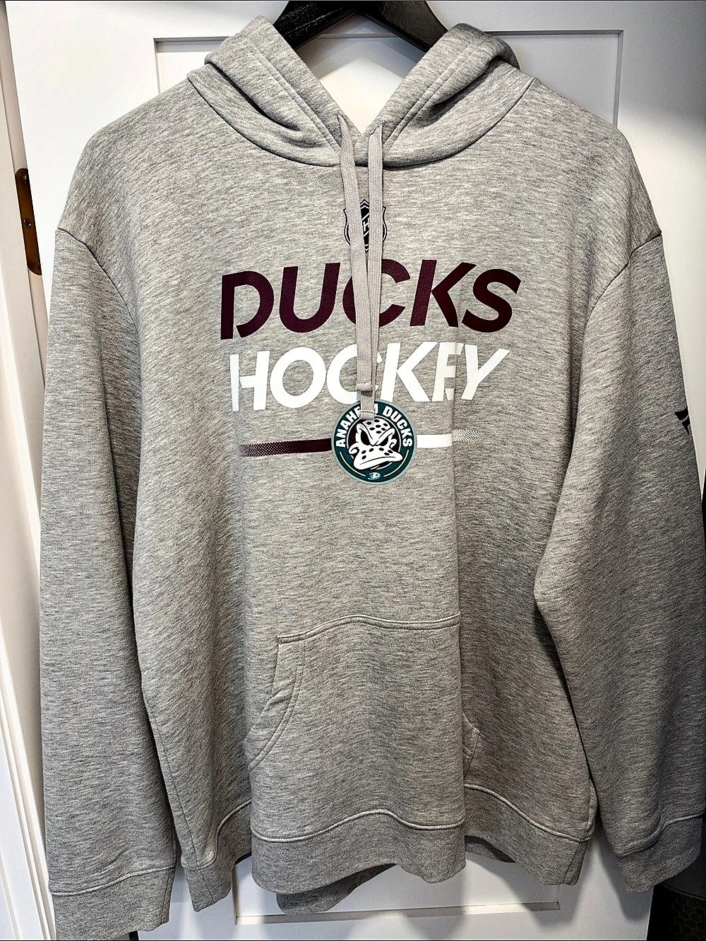 Fanatics Anaheim Ducks Hockey Graphic Hoodie Authentic Pro XXL